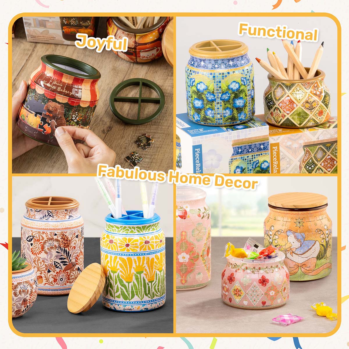 PieceRelax - BC1025- 64 Piece - Daisy Breeze