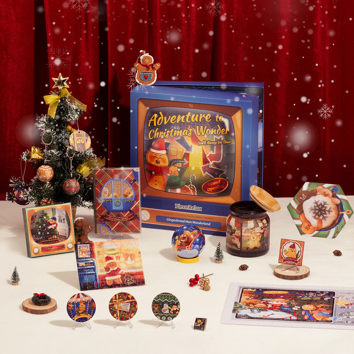 Celebrate the countdown to Christmas with the Puzzle Advent Calendar - "Christmas Wonderland" from PieceRelax. Each day reveals a new festive surprise, immersing you in a world of gingerbread magic and holiday cheer. 