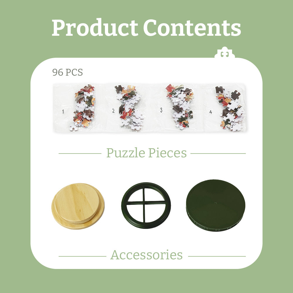 PieceRelax | Puzzle Jar 96 piece Product Contents.