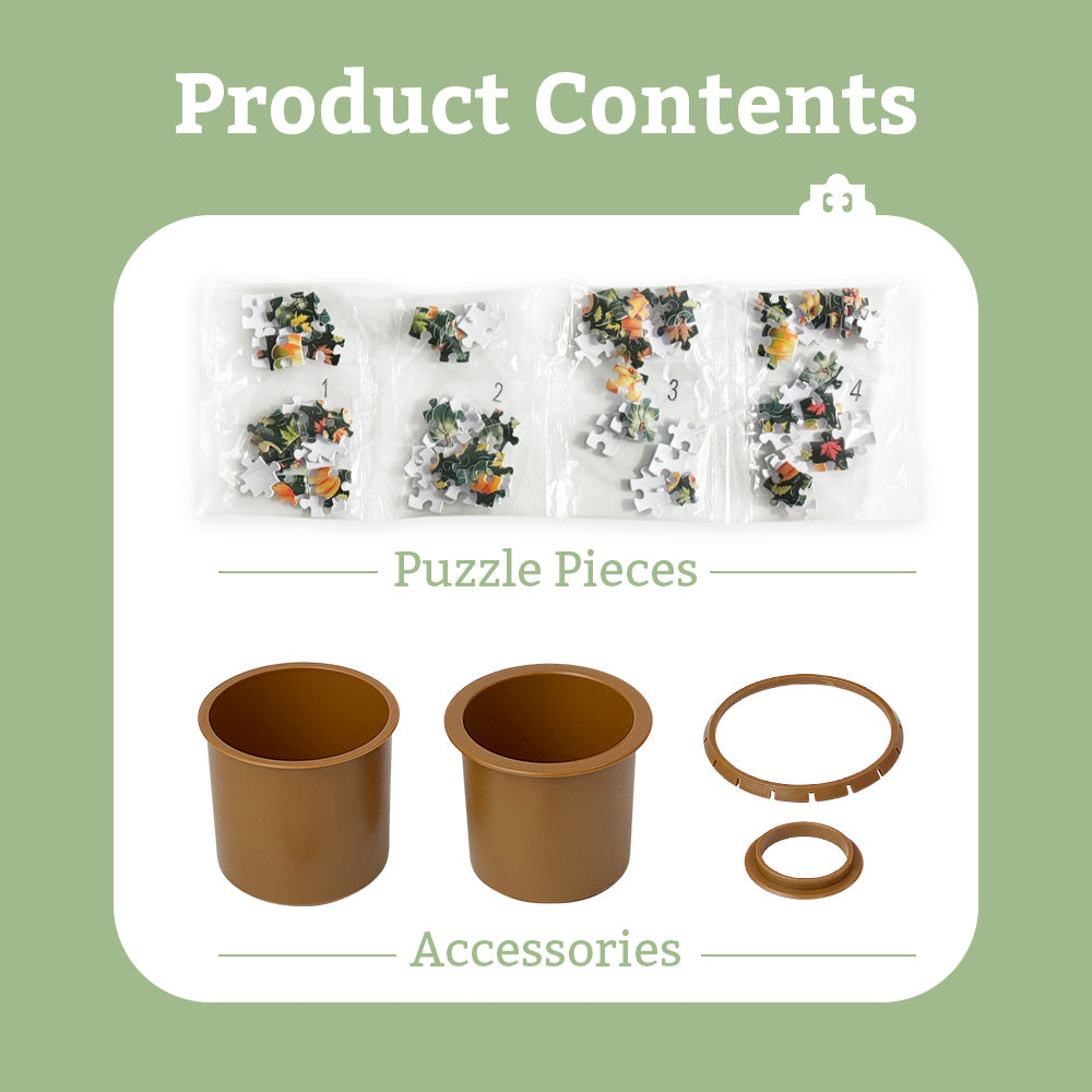 PieceRelax | Puzzle Planter Product Contents.