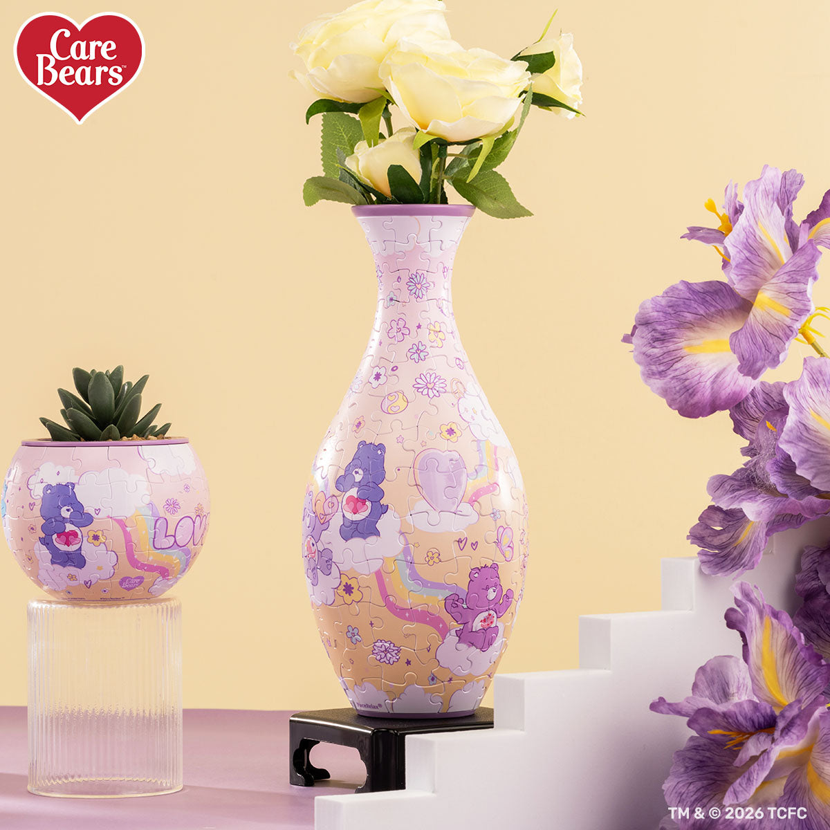 Spend a love-filled, gentle day with Care Bears™—and let a little vase hold that feeling for you.