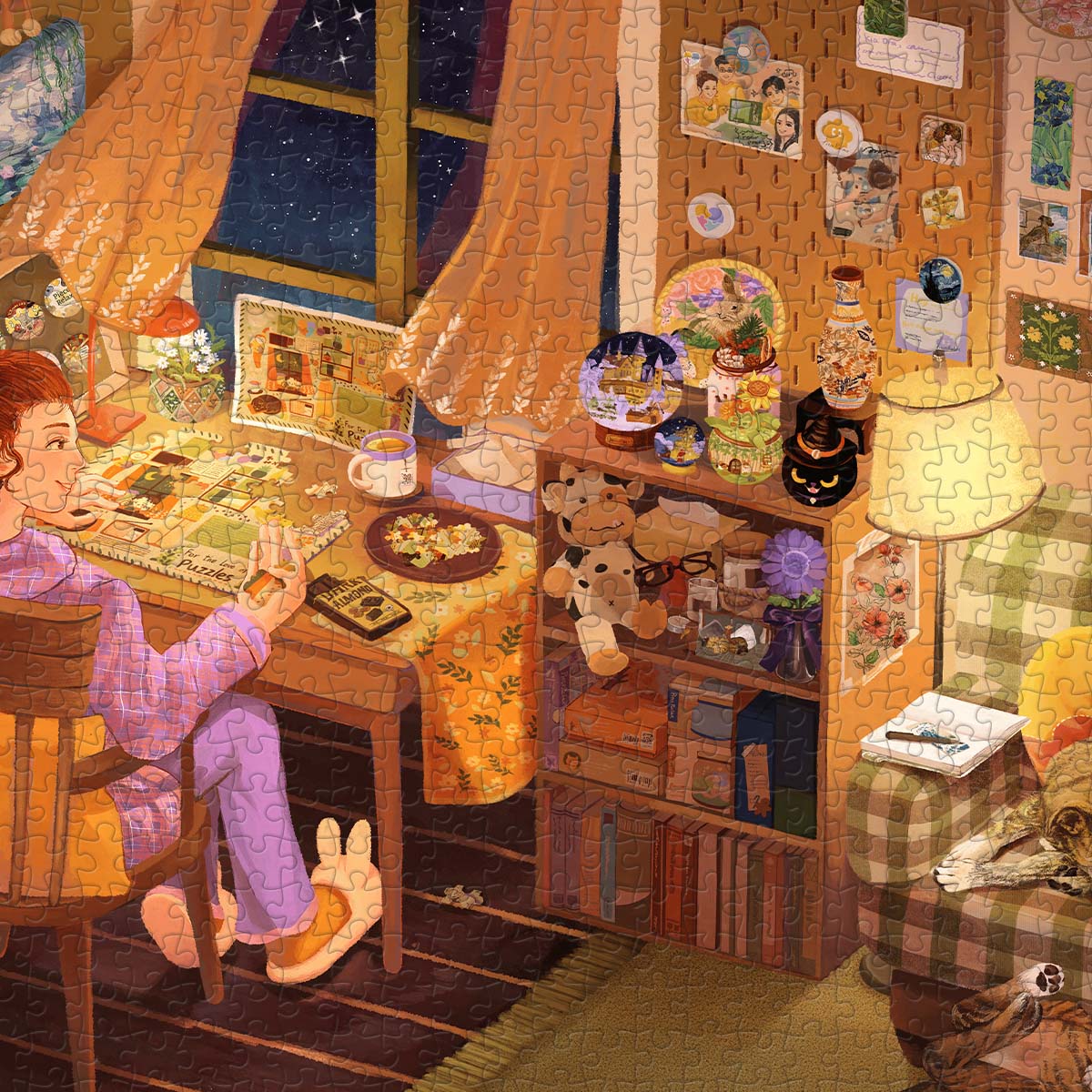 Puzzle fans, unite! This special collaboration with PieceRelax ambassador Donnalouise is made for you. Take a peek inside the ultimate puzzler’s room!