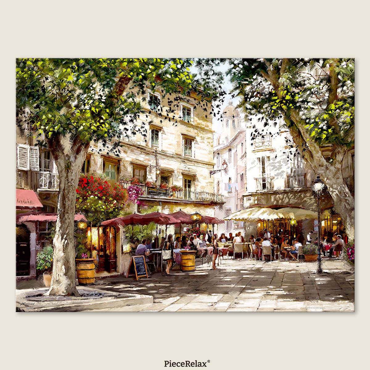 Just like a morning from the '50s — slow down and savor your coffee. You’ll Always Get There with PieceRelax.