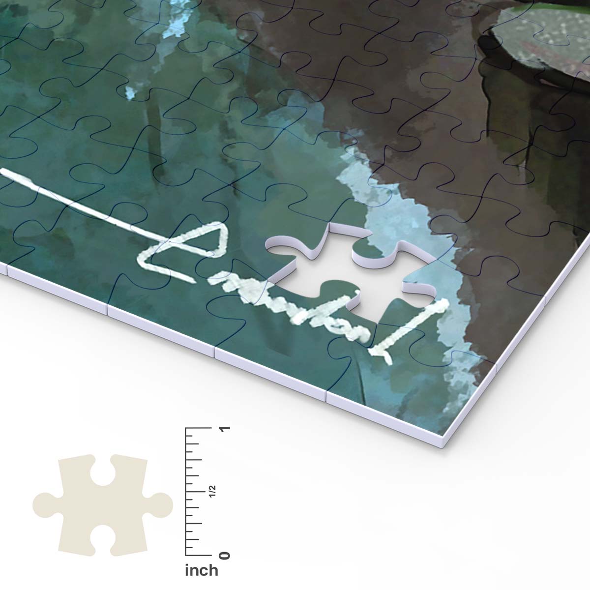 Rainy Night - PieceClicks 1008 Piece (1000pc Size) Jigsaw Puzzle