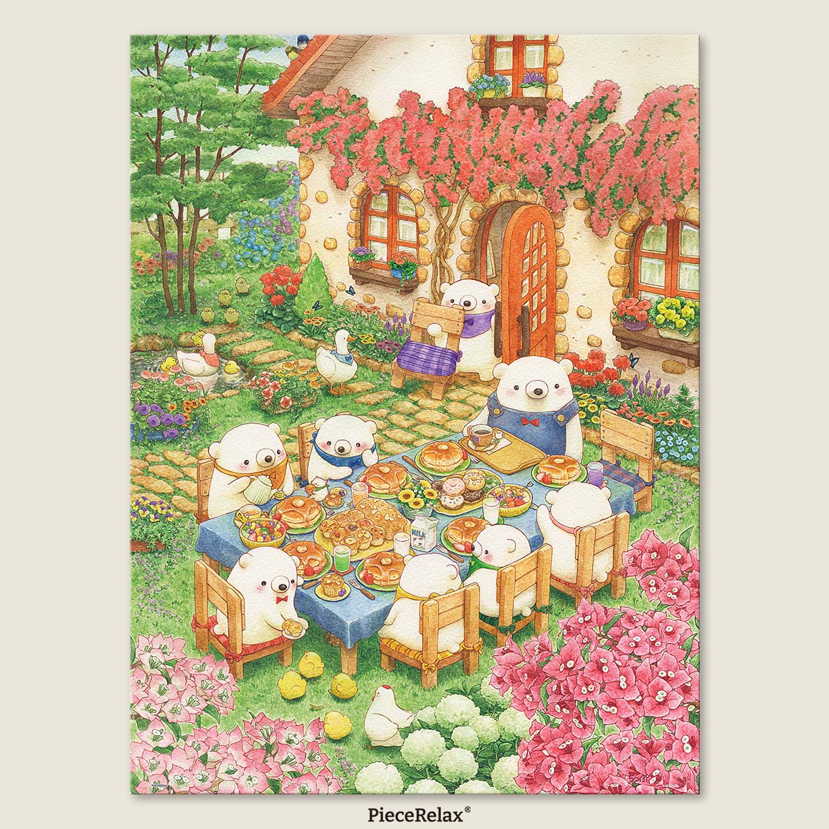 Join the adorable little bear for a fluffy pancake party — the sweet, irresistible treat you’ll never get enough of. You’ll Always Get There with PieceRelax.