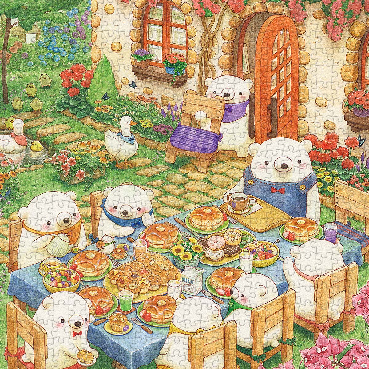 Join the adorable little bear for a fluffy pancake party — the sweet, irresistible treat you’ll never get enough of. You’ll Always Get There with PieceRelax.