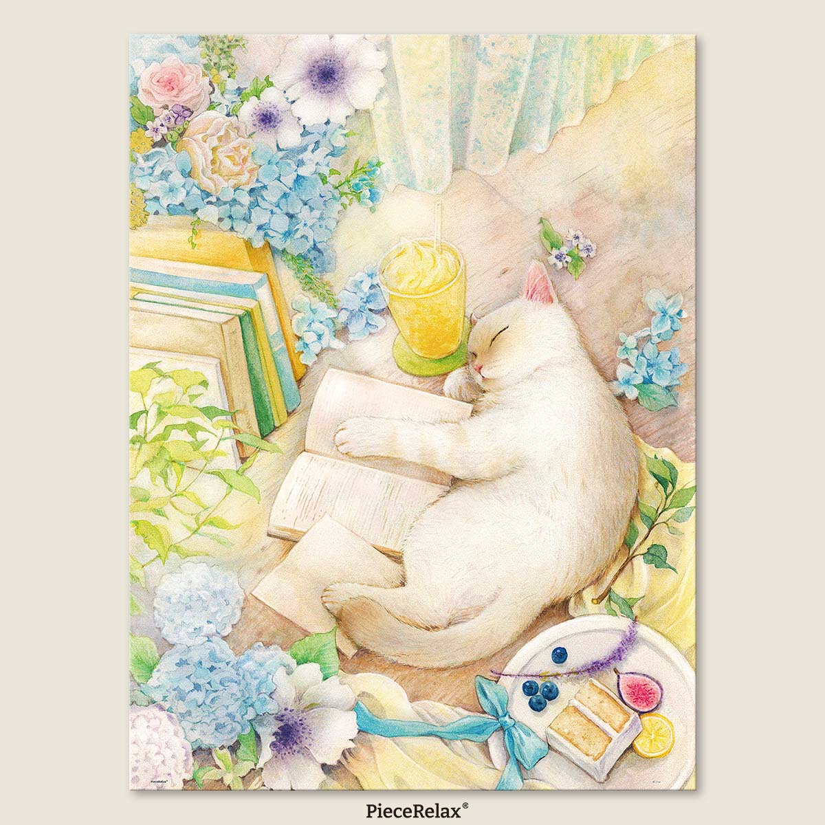 Drift into sweet dreams with a fluffy cat by your side — the perfect cozy puzzle for cat lovers. You’ll Always Get There with PieceRelax.