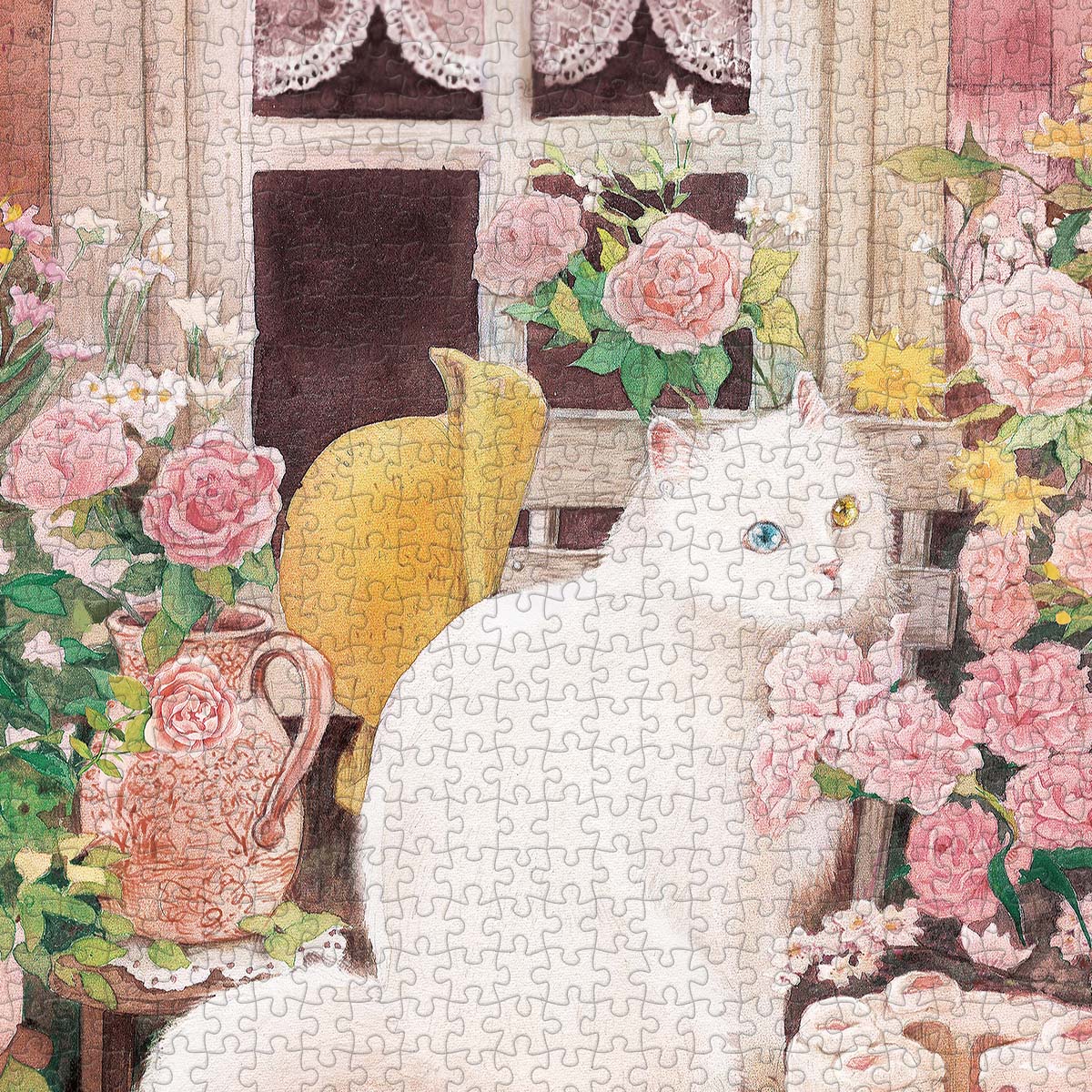 Wander through blooming paths with a cuddly cat by your side — a relaxing puzzle escape. You’ll Always Get There with PieceRelax.