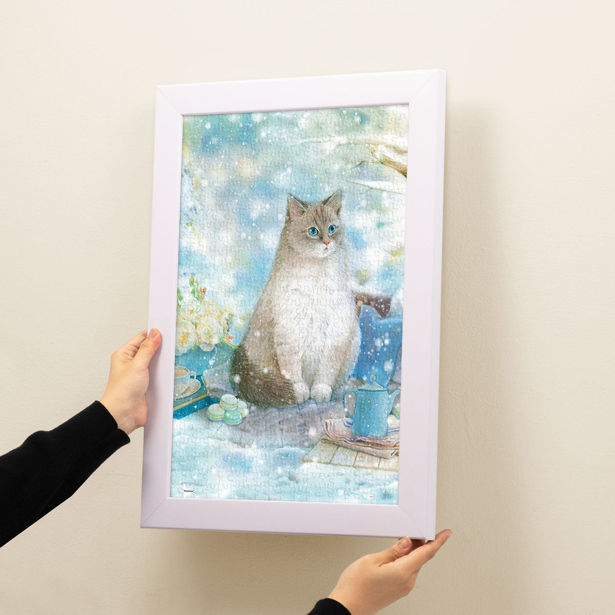Cozy up with a fluffy cat on a snowy day — the perfect winter puzzle for cat lovers. You’ll Always Get There with PieceRelax.