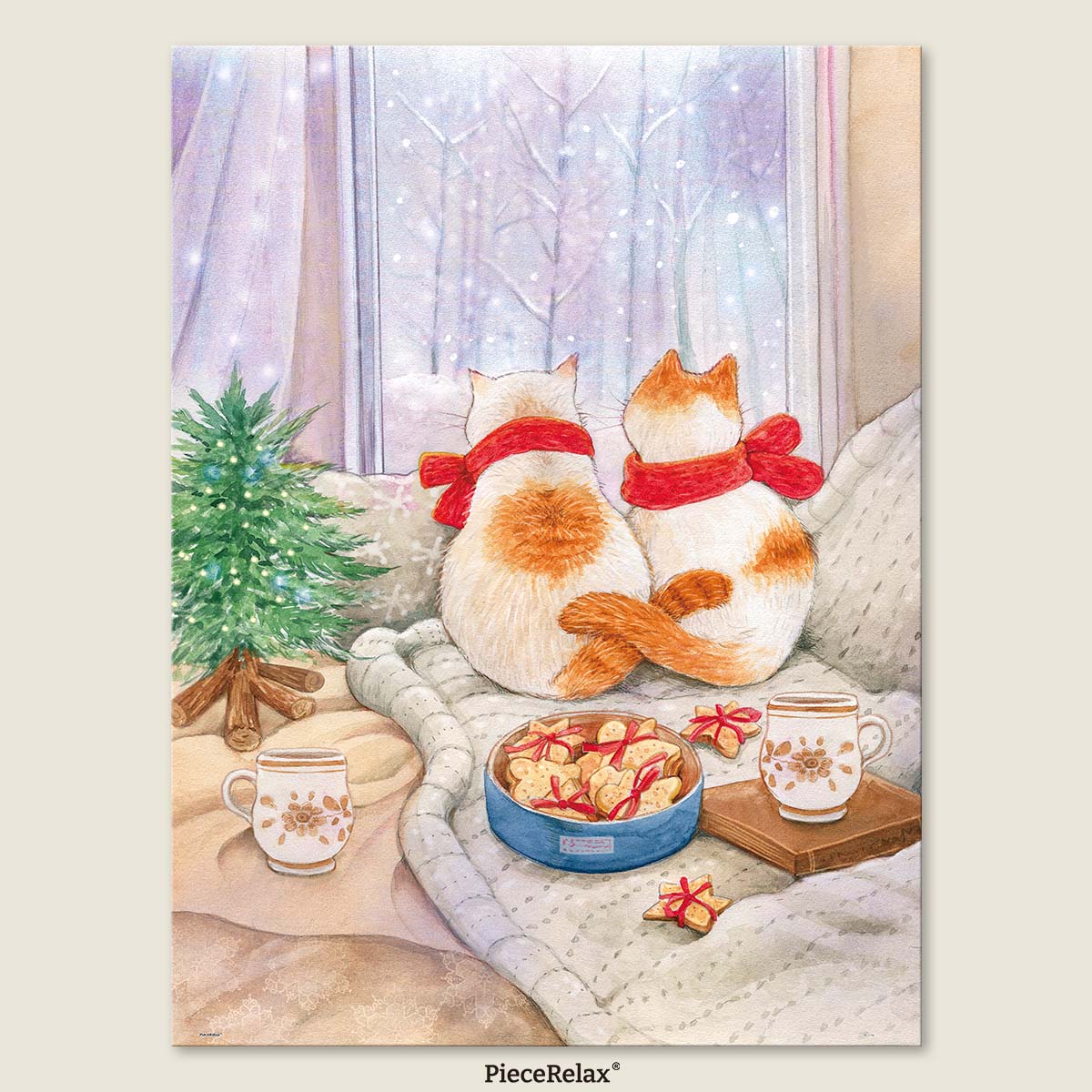 Stay warm this Christmas with a fluffy cat by your side — the coziest holiday puzzle for cat lovers. You’ll Always Get There with PieceRelax.