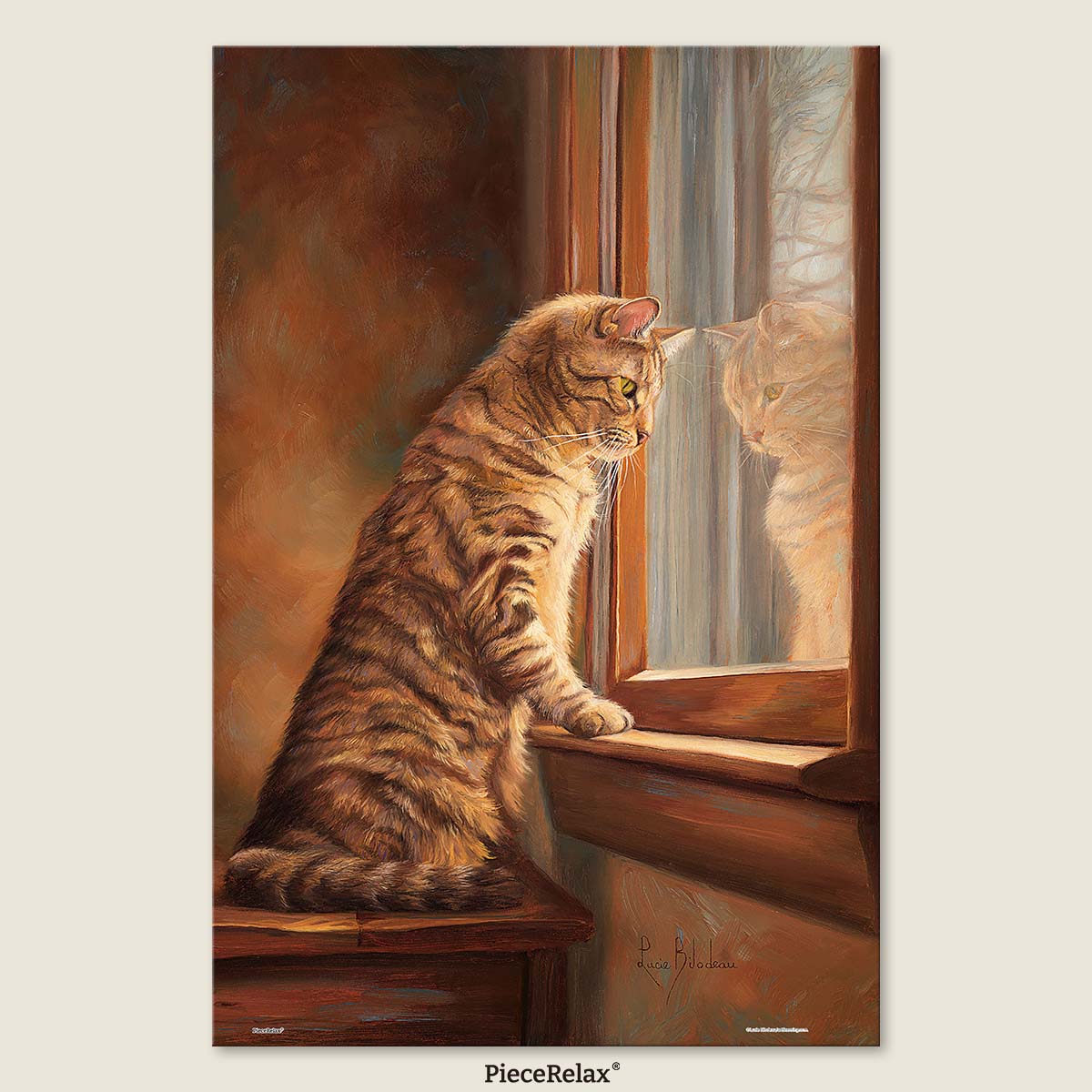 Does your cat love gazing out the window too? Let’s go on an adventure together — one puzzle piece at a time. You’ll Always Get There with PieceRelax.