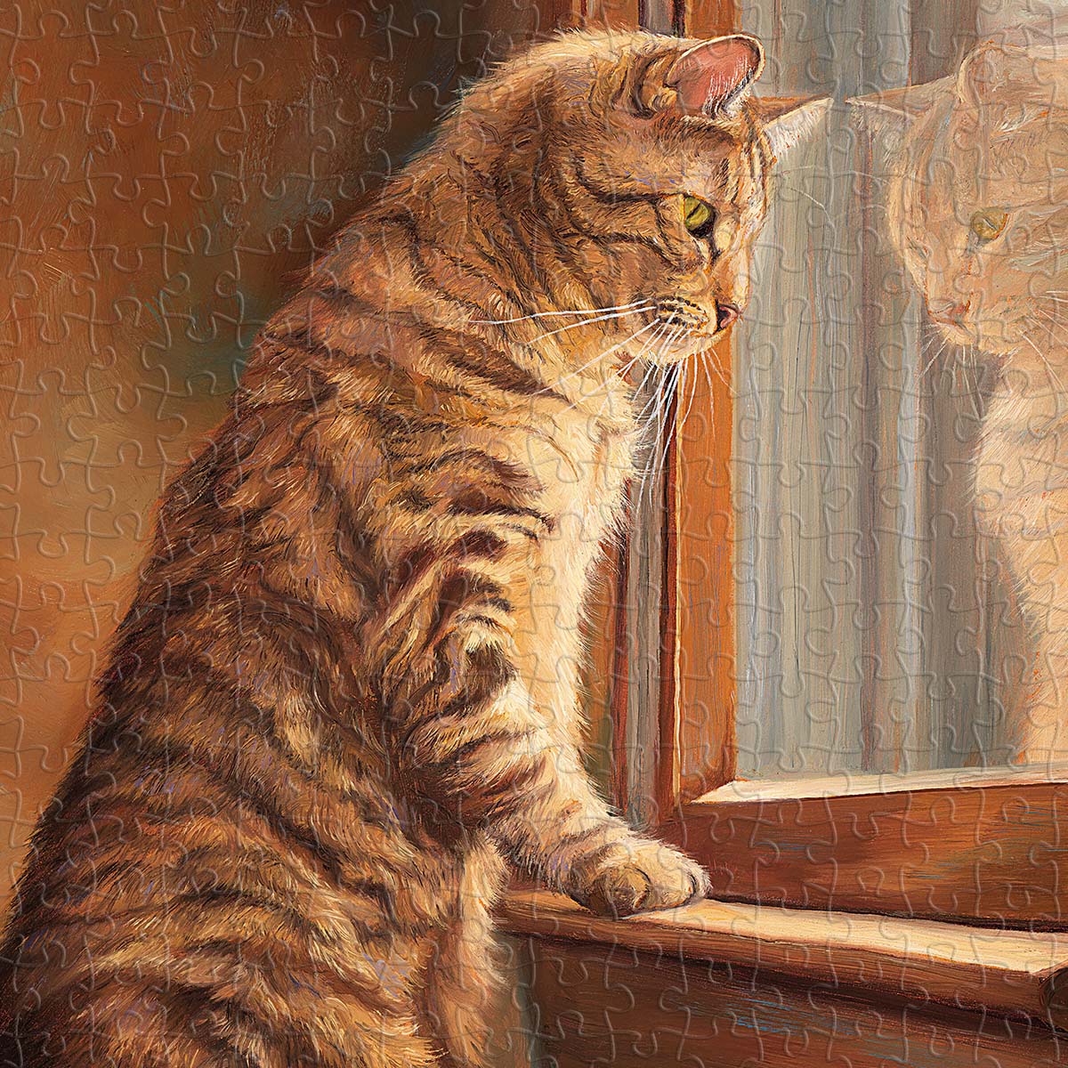 Does your cat love gazing out the window too? Let’s go on an adventure together — one puzzle piece at a time. You’ll Always Get There with PieceRelax.