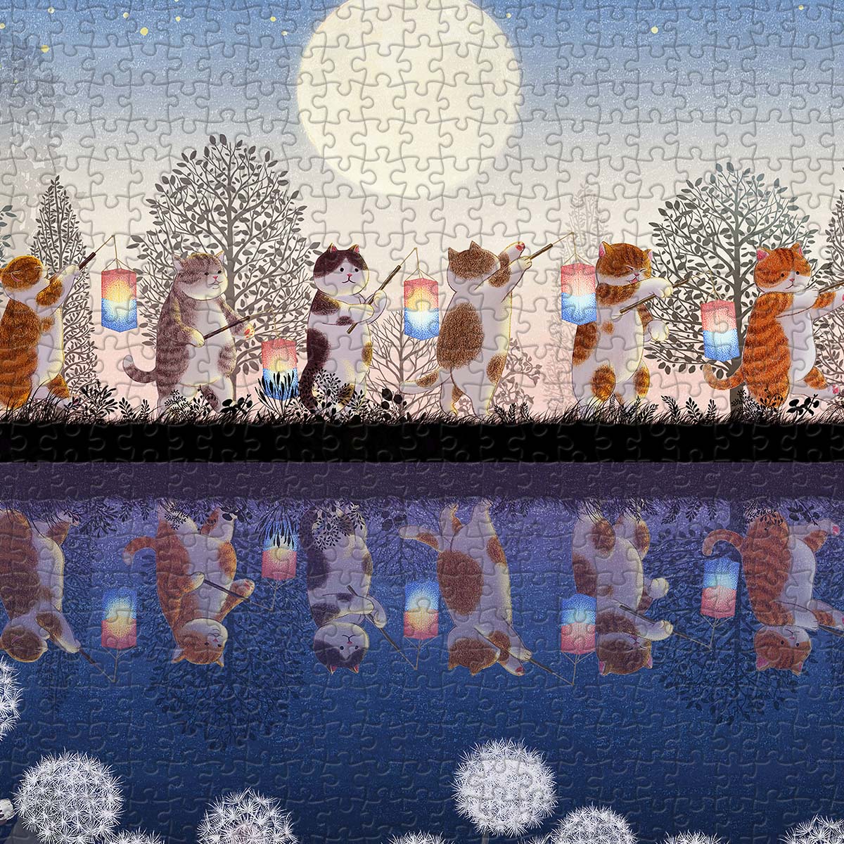 Step into a moonlit adventure with a parade of curious cats — and discover a world beyond your dreams. You’ll Always Get There with PieceRelax.