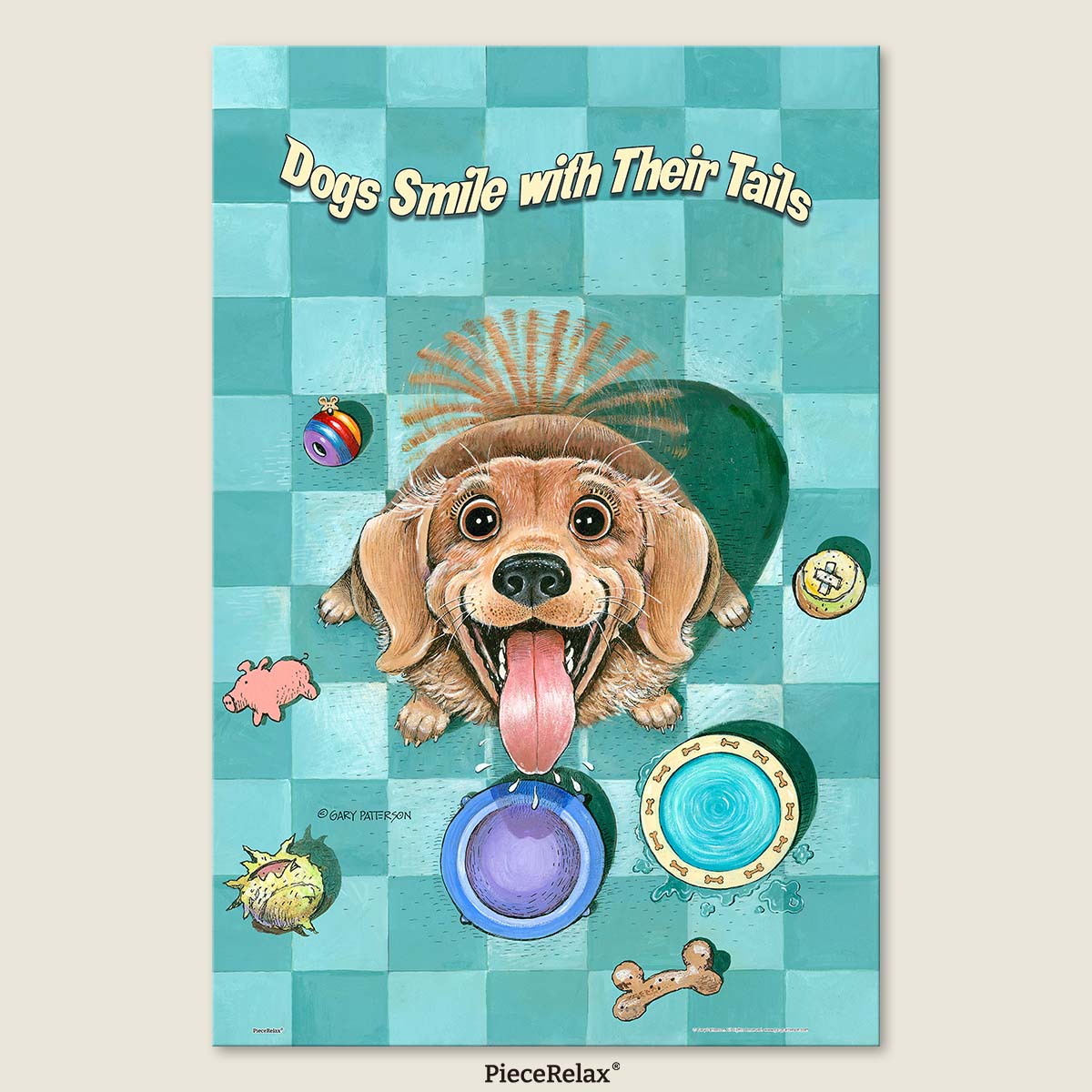 Locked in a loving gaze with an eager pup — who could possibly resist? The perfect puzzle for dog lovers. You’ll Always Get There with PieceRelax.
