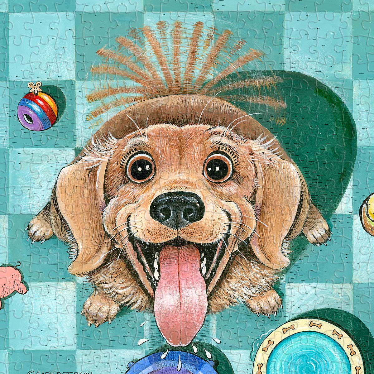 Locked in a loving gaze with an eager pup — who could possibly resist? The perfect puzzle for dog lovers. You’ll Always Get There with PieceRelax.