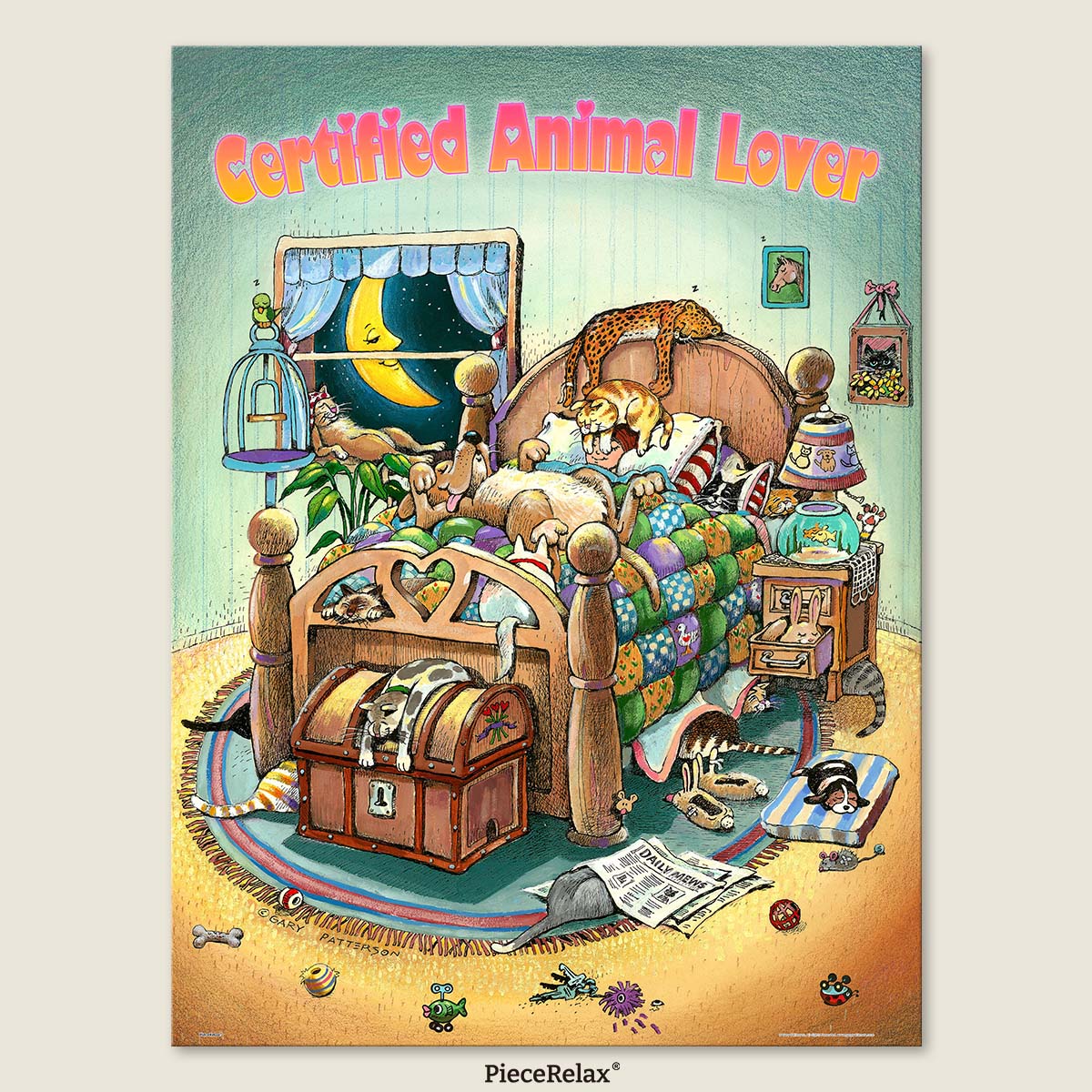 How many animals can you spot? It’s the ultimate night for every animal lover — all in one puzzle. You’ll Always Get There with PieceRelax.