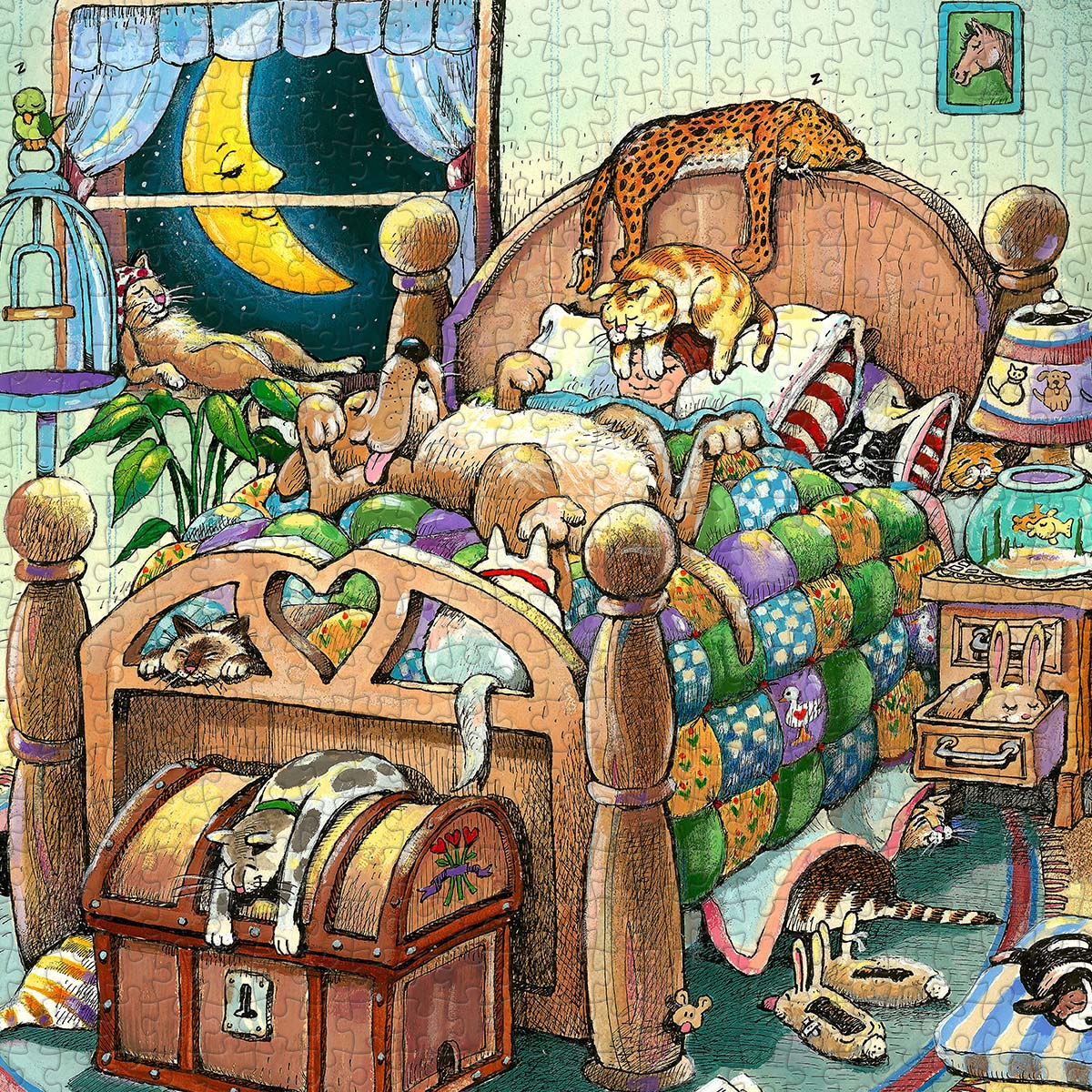 How many animals can you spot? It’s the ultimate night for every animal lover — all in one puzzle. You’ll Always Get There with PieceRelax.