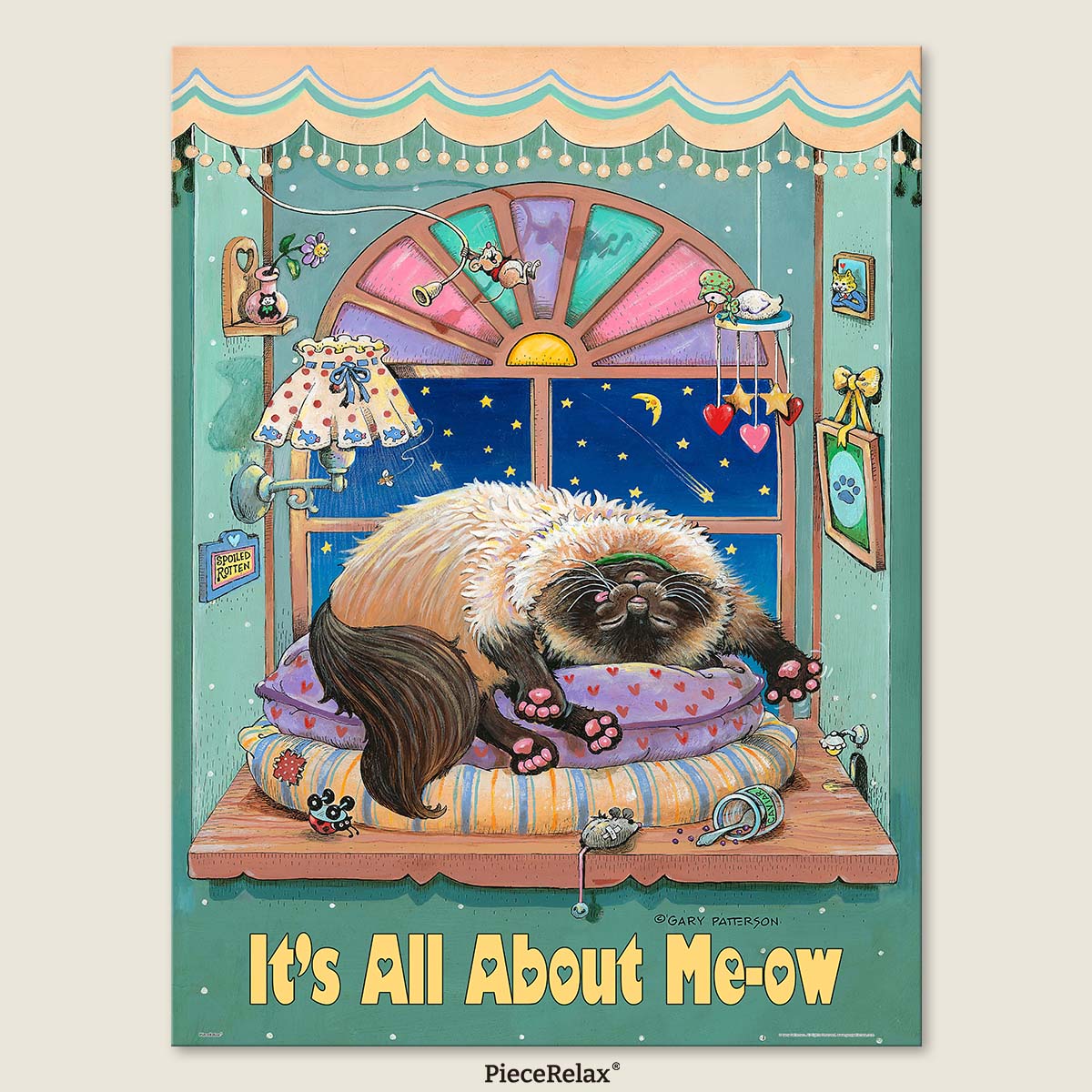 Packed with all the things cats adore — sweet dreams start here. You’ll Always Get There with PieceRelax.