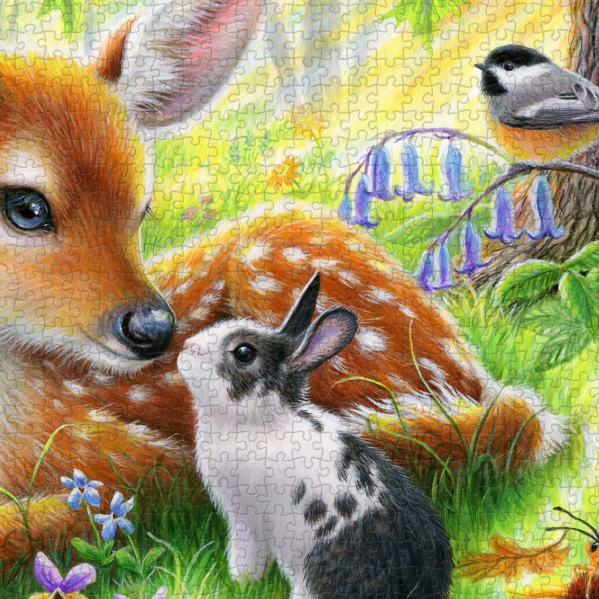 Where woodland creatures live side by side — experience the harmony of nature in every piece.