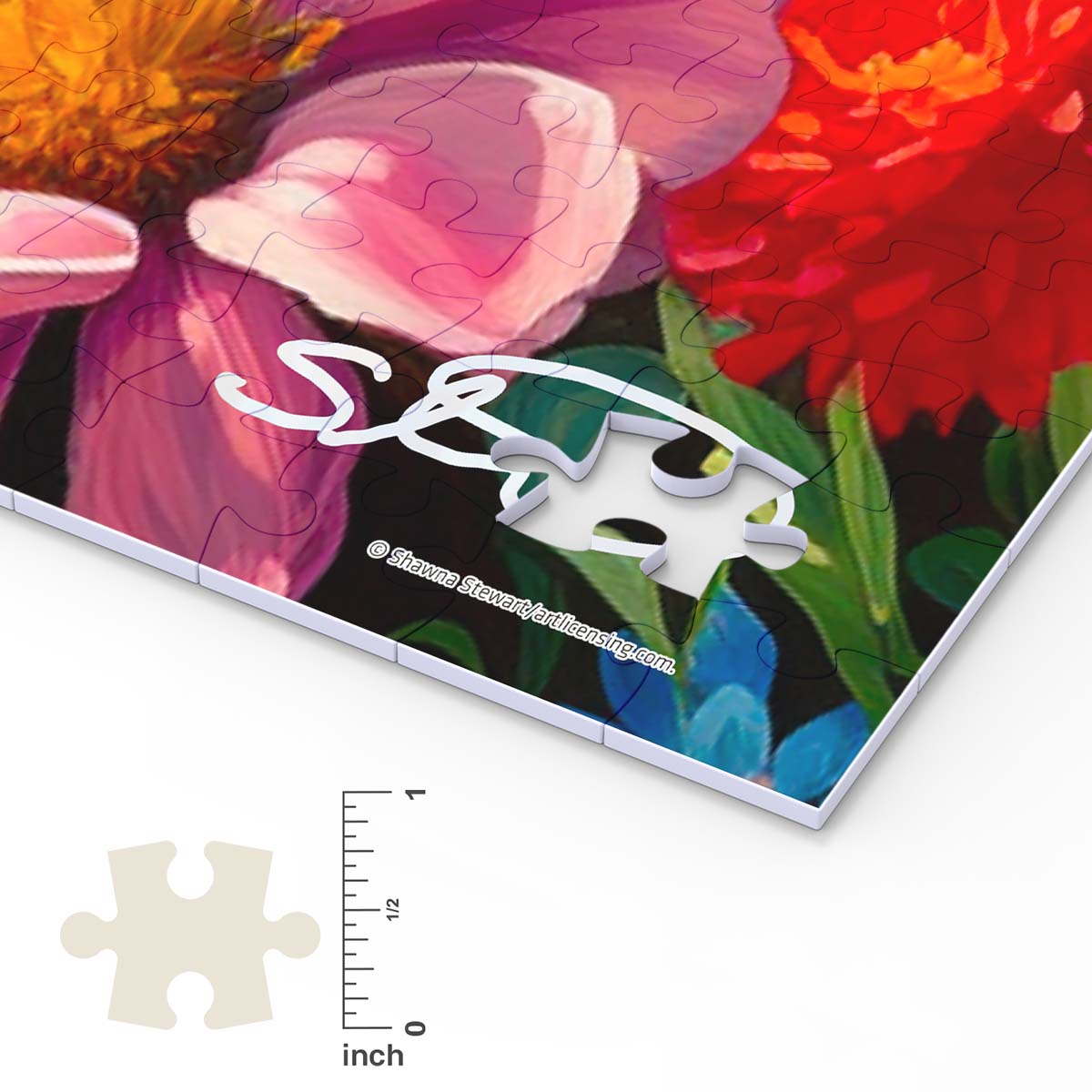 Bursting with colors and blooming scents — this floral puzzle is a feast for the senses.