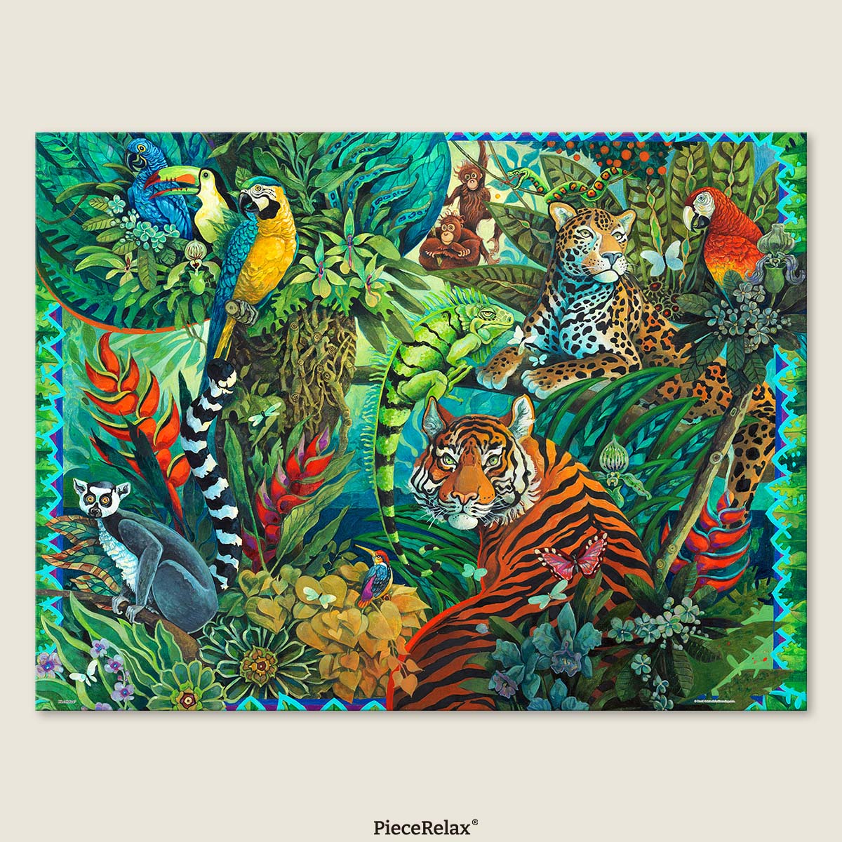 Hidden in lush greenery, a celebration of life begins — welcome to the animals’ secret banquet. You’ll Always Get There with PieceRelax.