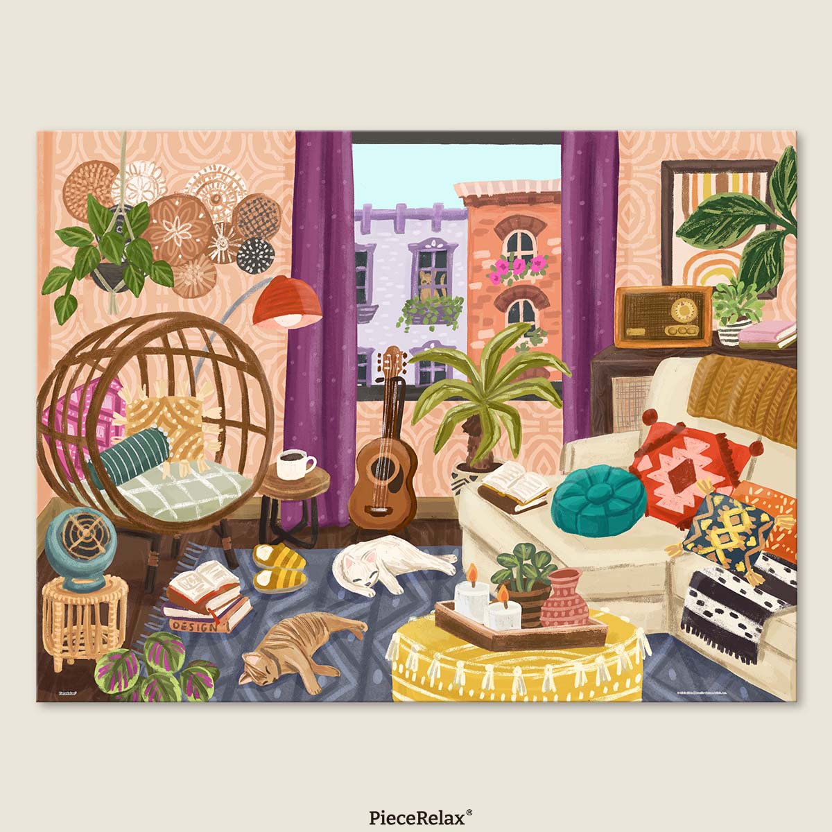 Boho textures, earthy tones, and restful vibes — this puzzle captures the art of slow living.