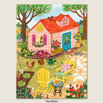 Start your day in a garden full of life — where curious critters greet the morning sun.