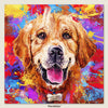 Bring home the joy with our Colorful Golden Retriever Puzzle ¡V a vibrant and heartwarming masterpiece that celebrates the loyal and playful spirit of man's best friend.