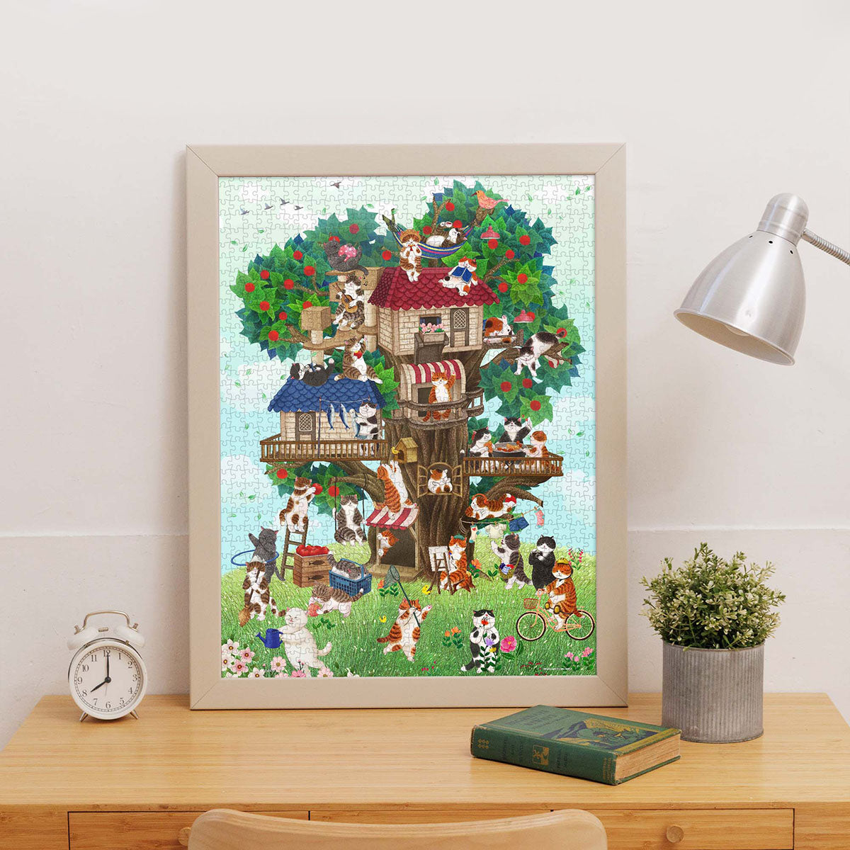 Color Cat Tree - PieceClicks 1008 Piece (1000pc Size) Jigsaw