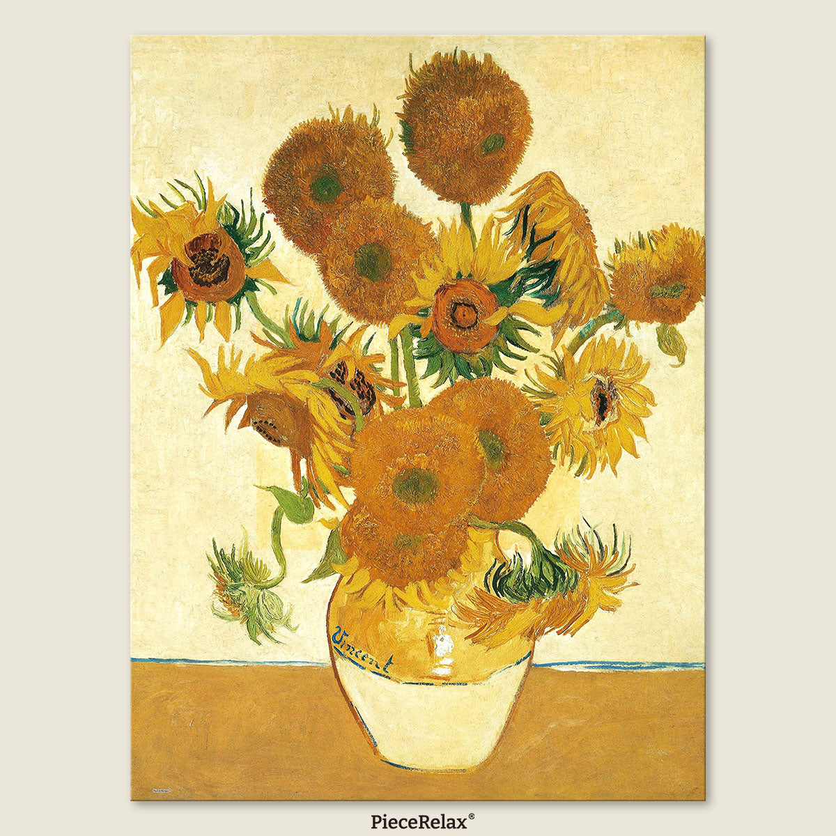 Each piece captures the artist's vibrant brushstrokes and warm golden tones, bringing the energy of sunshine and creativity straight into your home.