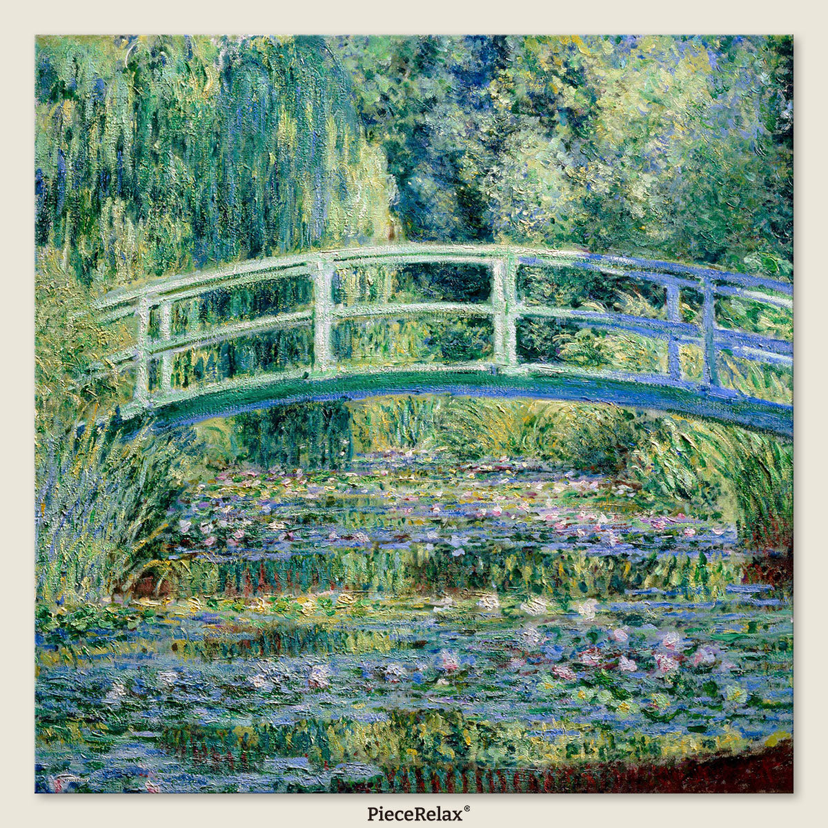 As you piece it together, you'll feel as though you're standing within Monet's own sanctuary — surrounded by still water, blooming flowers, and the calm whisper of the garden breeze.