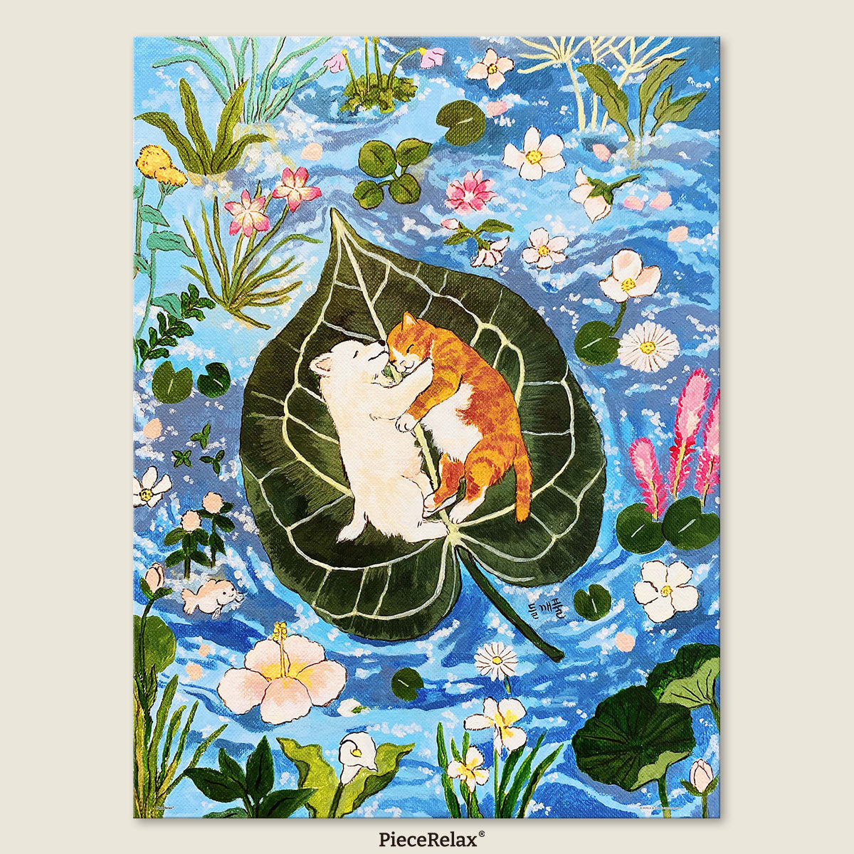 Embraced upon the shimmering water, a quiet moment shared with you.