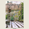 A dusting of snow, a quiet train, and the start of a cozy winter adventure.