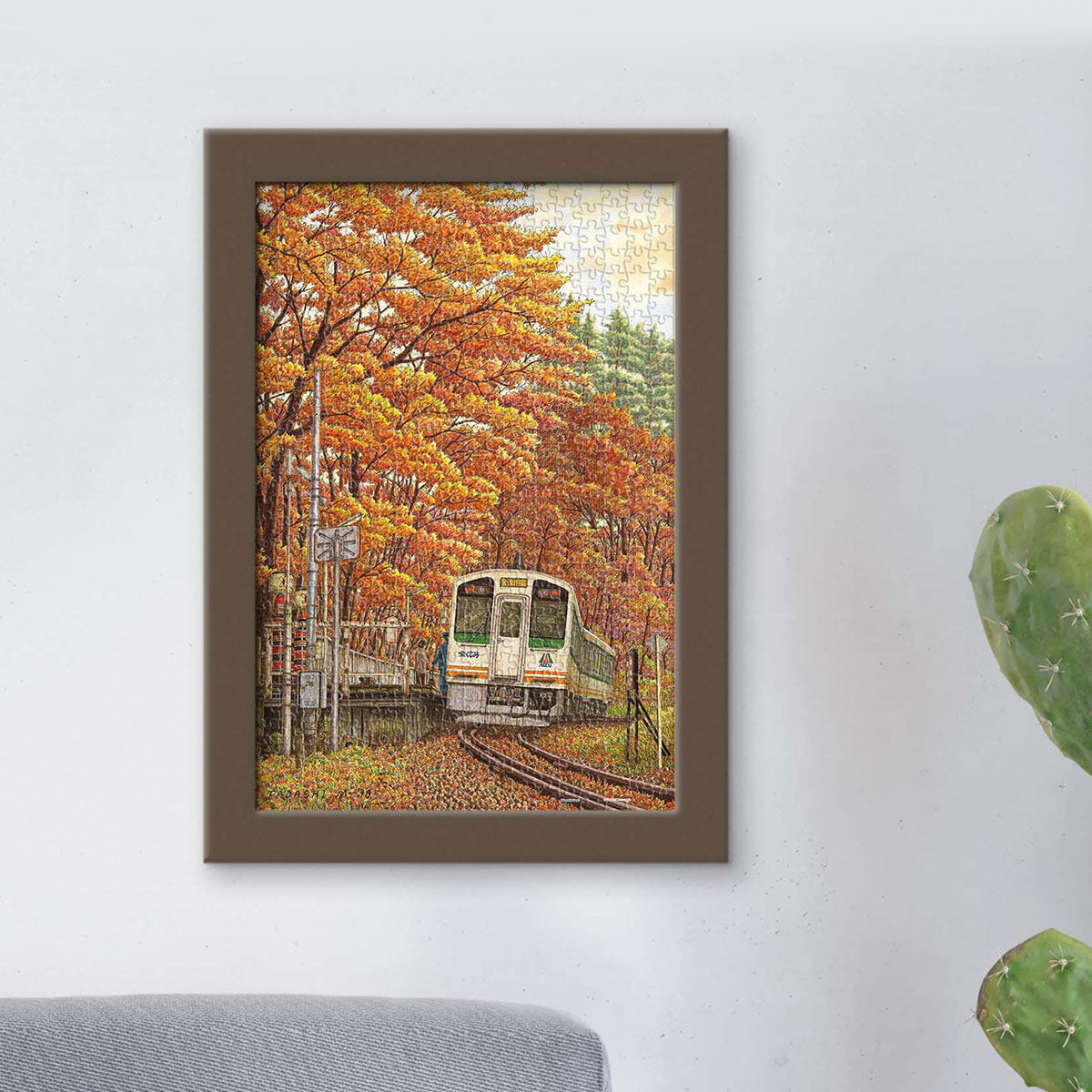 As the maple leaves blaze with color, hop on a train bound for autumn’s golden calm.