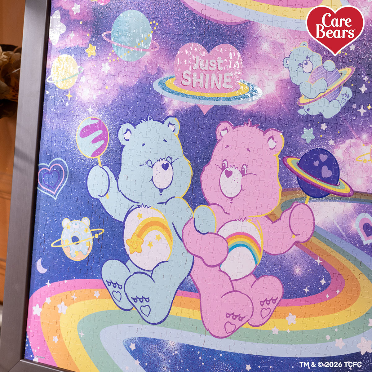 Shine across the universe with Wish Bear™ and Cheer Bear™ by your side.