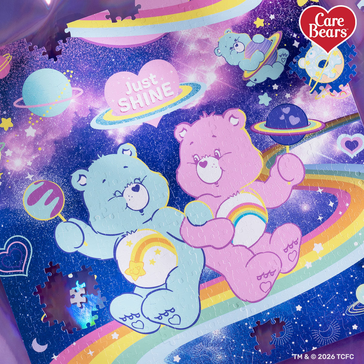 Shine across the universe with Wish Bear™ and Cheer Bear™ by your side.