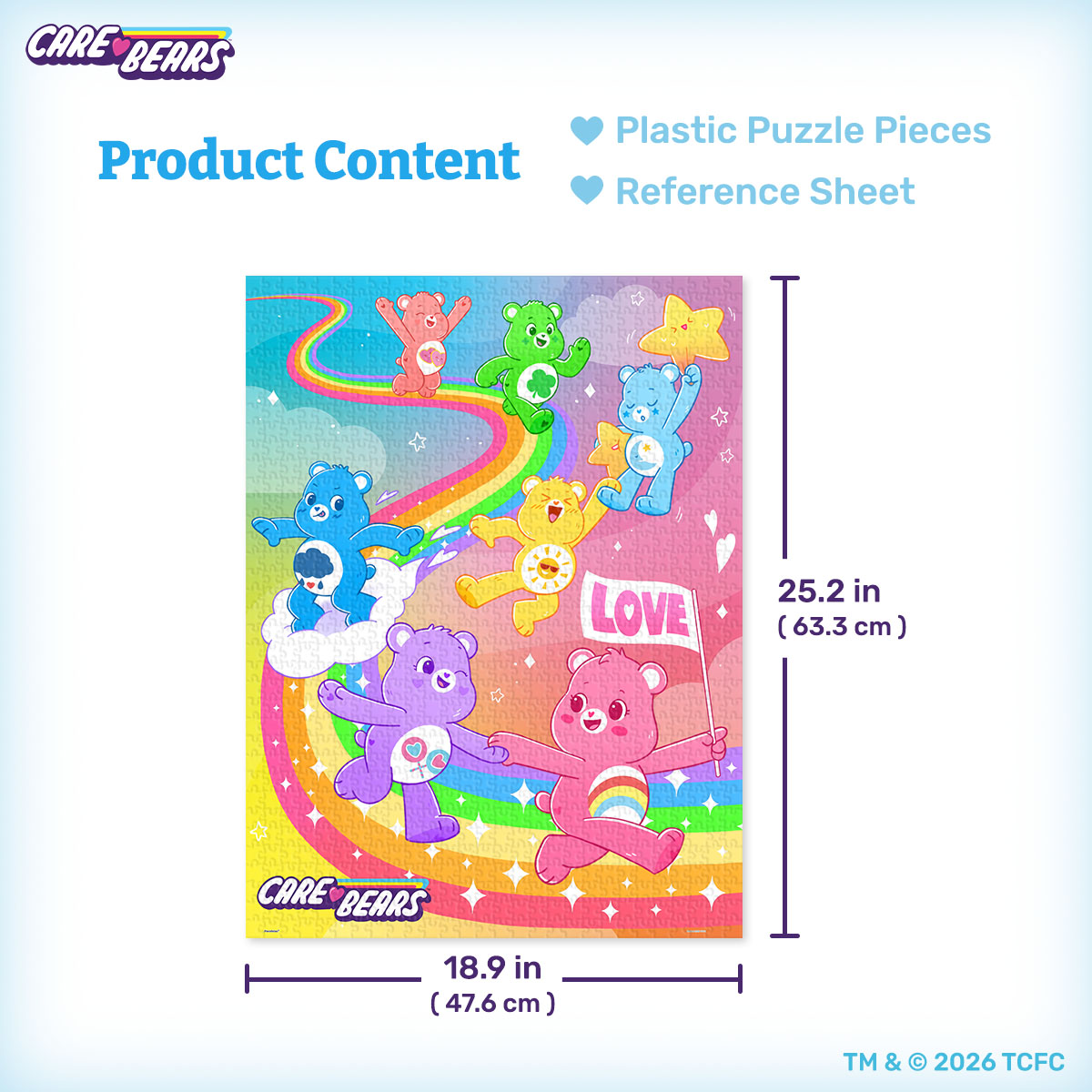 Join the Care Bears on their heartwarming path — where kindness, joy, and color fill every moment.