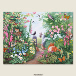 Immerse yourself in a spectacular midsummer scene, where flowers burst into full bloom and nature thrives with vibrant life.