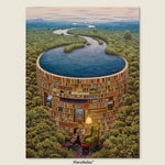 Like a river, knowledge nourishes the heart and mind.