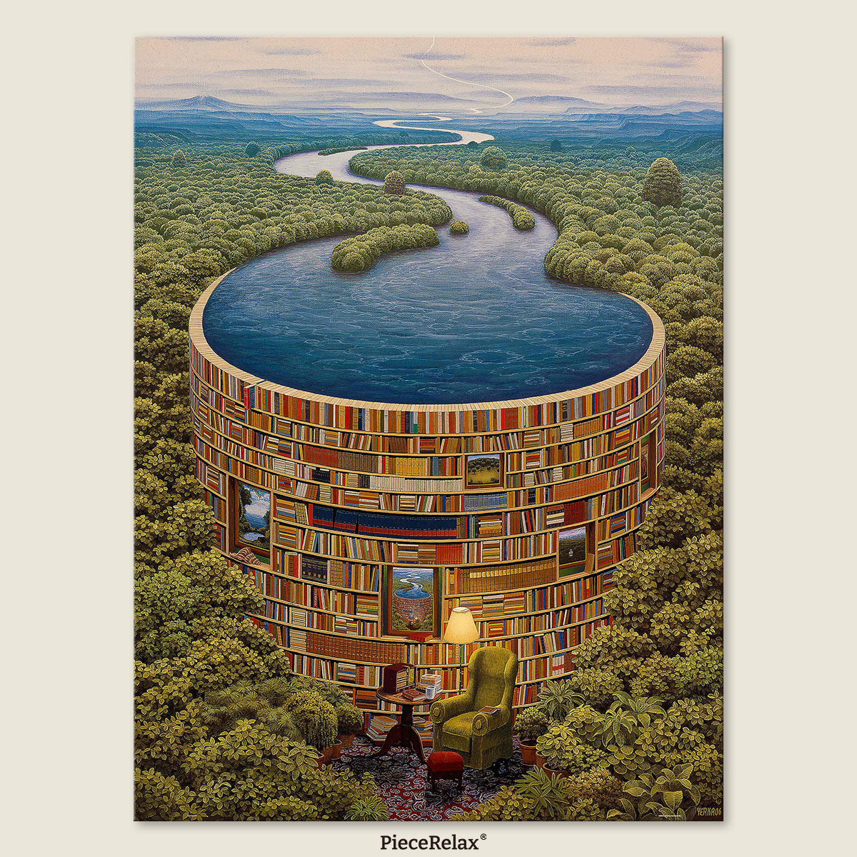 Like a river, knowledge nourishes the heart and mind.