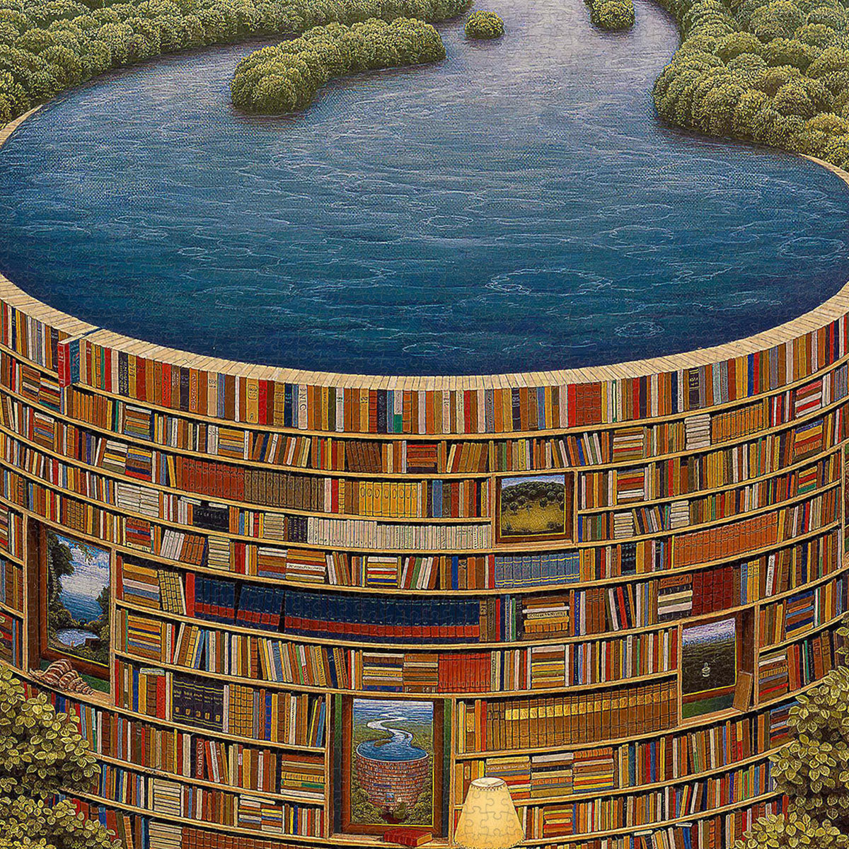 Like a river, knowledge nourishes the heart and mind.