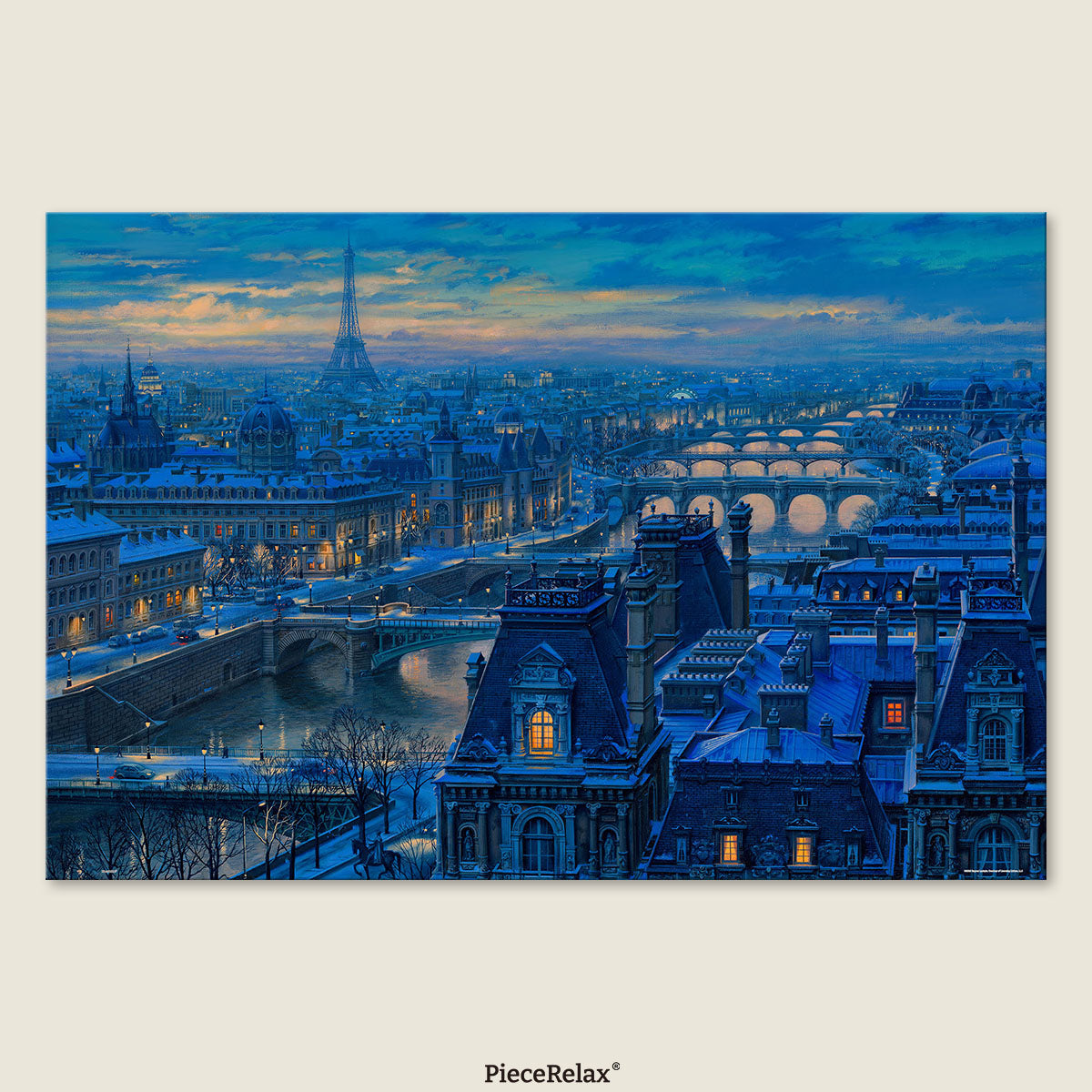 Paris Scenery – A Home Guarded by the Seine River.