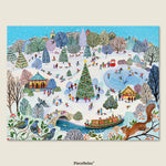 Welcome to a snowy world and skiing paradise! Can you hear the laughter and joy echoing across the ski slopes? Piece together your own winter wonderland today!
Bigger pieces, easier to handle.