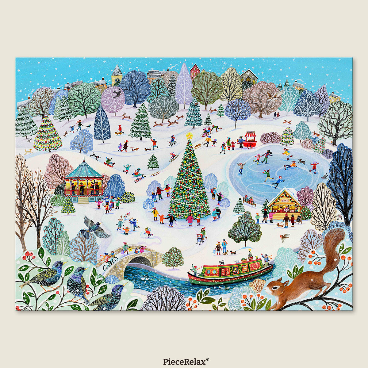 Welcome to a snowy world and skiing paradise! Can you hear the laughter and joy echoing across the ski slopes? Piece together your own winter wonderland today!
Bigger pieces, easier to handle.