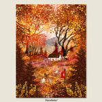A world painted in deep crimson maples is autumn’s most romantic message to us. Bring this breathtaking seasonal masterpiece home and infuse your space with the warm, cozy essence of fall.