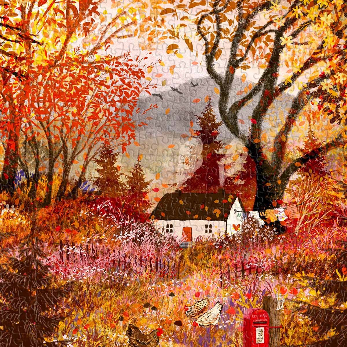 A world painted in deep crimson maples is autumn’s most romantic message to us. Bring this breathtaking seasonal masterpiece home and infuse your space with the warm, cozy essence of fall.