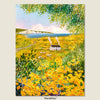 Gaze at the majestic Seven Sisters cliffs across a beautiful field of yellow blooms. A stunning coastal escape for your home.