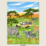Experience the African safari that everyone has always dreamed of. Step right into the heart of the wild and embrace the boundless freedom of the savanna today!
Bigger pieces, easier to handle.