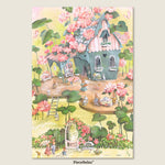 Join a little rabbit's daily adventure in a magical, blooming garden.