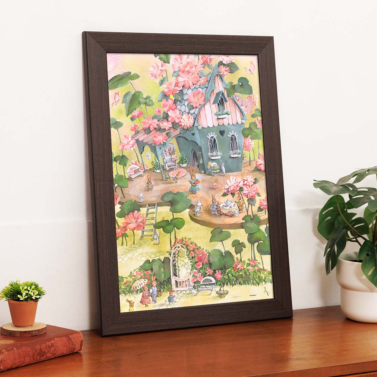 Join a little rabbit's daily adventure in a magical, blooming garden.